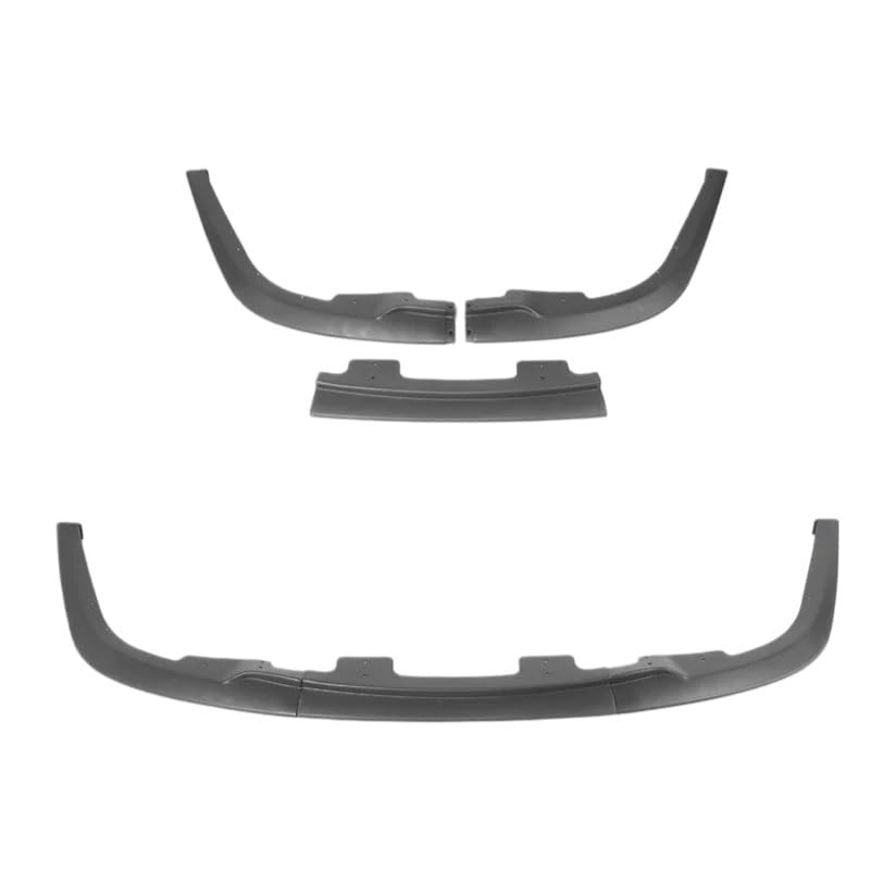 Garniture de spoiler avant noir mat style S204 pour Subaru Impreza WRX Sti