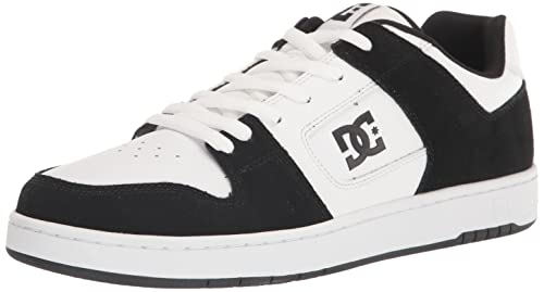 DC Men's Manteca 4 Casual Skate Shoe, White/Black, 5.5