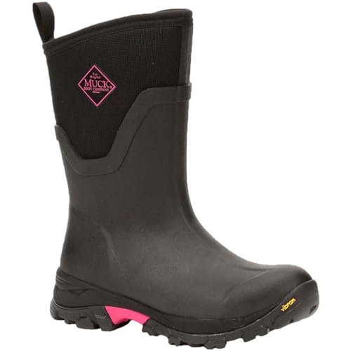 Image of Women's Arctic Ice Mid Boot + Vibram Arctic Grip A.T., Black, Size 8(M)