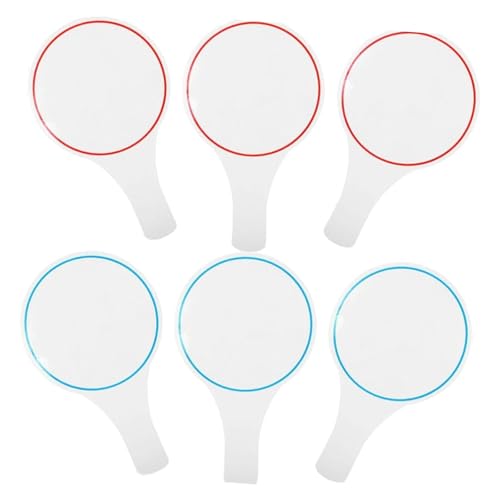 6 pizarras borrables multifunción, tablero blanco portátil miniatura 6