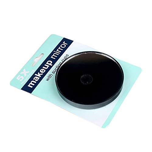 BYECHOW 5X 10X 15x Magnifying Mirror,Protable Facial Makeup Shaving Round Mirror With Two Suction Cup for Home and Travel