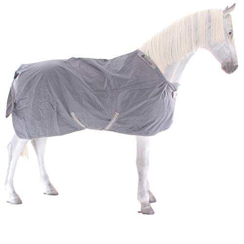 Couverture Smartex Rain Bucas grise 175 cm pour la protection du cheval - 6