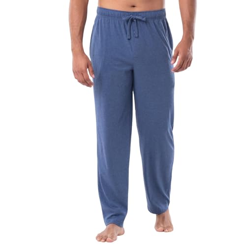 Pajama Pants for Mens Plain, Men Soft Pj Bottoms Elastic Waist Men Pjs Pants Comfy Lounge Pajamas Trousers