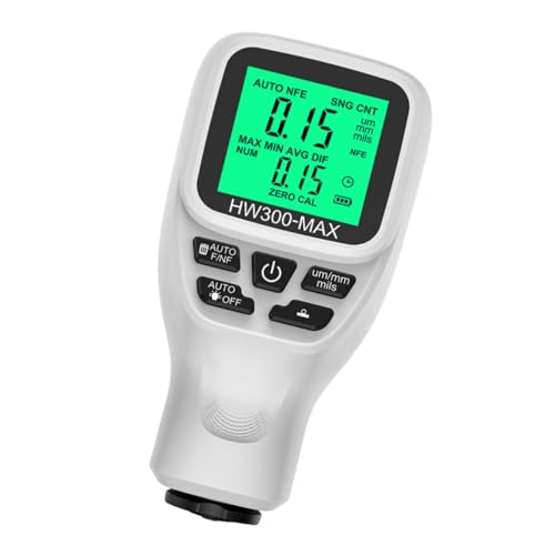 Medidor Digital de Grosor de Pintura para Recubrimientos Automotrices, Medidor Preciso con Retroiluminación