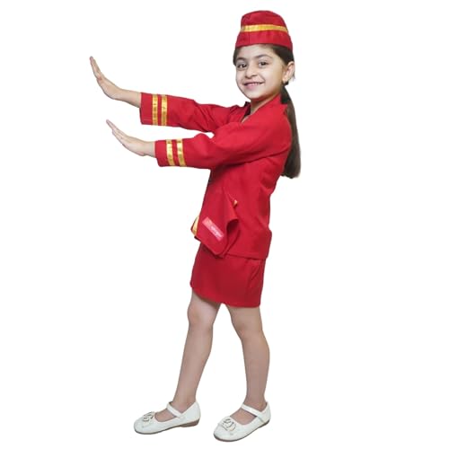 Image of Kaku Fancy Dresses Our Helper Costume for Boys & Girls | Social Helper Doctor, Nurse, Fireman, Postman, Teacher, Farmer Dress For Kids