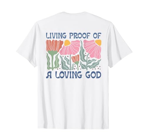 Boho Floral Rétro Foi Citation Inspirante Fleur Art Femme T-Shirt