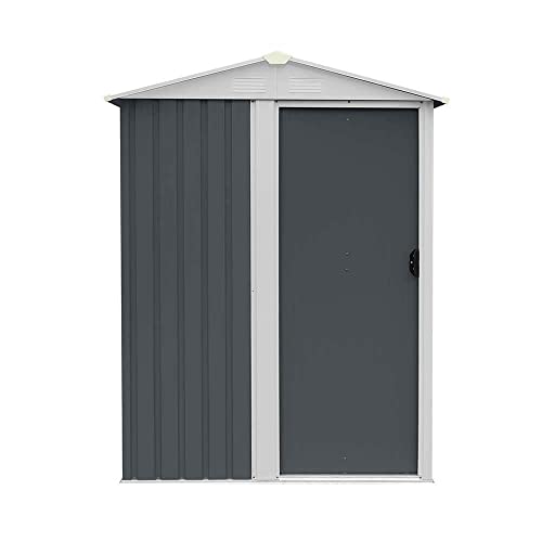 HOME DELUXE - Geräteschuppen BOHIO - Größe: S - Maße 151 x 131 x 189 cm, Raumfläche 1,8 m², inkl. Fundament I Gerätehaus… – Bild 6