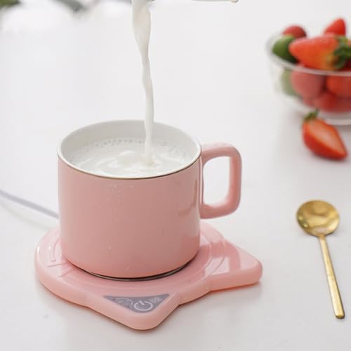 Calentador de tazas café USB 16w de acero inoxidable y ABS en pack de 2 unidades 5
