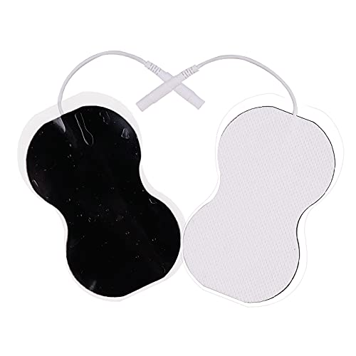 Image of AGAM Digital Therapy Machine Electrodes (Eight Shape) - Strong Adhesive Gel, Universal Replacement Pads for Muscle Pain Relief, Reusable TENS Unit Electrode Pads (Pack-16)