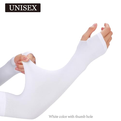 4-Pairs UPF 50+ Cycling Arm Sleeves UV Protection Anti-Slip Thin Breathable Summer Arm Sleeves3