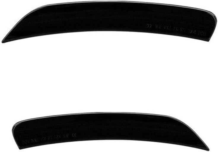 Red Front Wheel Arch LED Side Marker Light Smoke Lens, Compatible with Chrysler 200 2015-2017, Replace OEM Rear Sidemarker Lamps