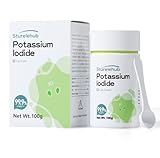 Potassium Iodide, 99.9% Purity, Powder/Crystals, 100g Lab Grade, Potassium Iodide for Elephant Toothpaste, Potassium Iodide Powder for Laboratory Teaching