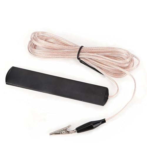 Aboiled Amplificador de radio FM, antena de radio, antena doméstica, antena de radio, antena dipolo FM, cable de 3,2 m, amplificador AV