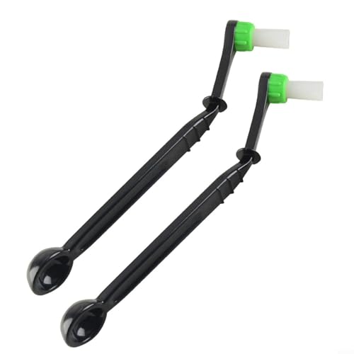 Drivstraw Kit di 2 spazzole per la pulizia della macchina del caffè con cucchiaio e testine in setole di nylon rimovibili per macchine da espresso, macinini, montalatte e macchine da caffè