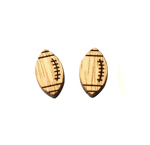 Ohrstecker Ball Football Rugby Sport Ballsport Holz Ohrringe Stecker Juvelato Ohrstecker Ball Football Rugby Sport Ballsport Holz Ohrringe Stecker Juvelato
