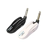 Retekess TA100 Sistema Inalámbrico de Guitarra, 5.8GHz 35M Transmisor Digital Recargable, Sistema Electrónico de Guitarra, para Guitarra Eléctrica, Bajo