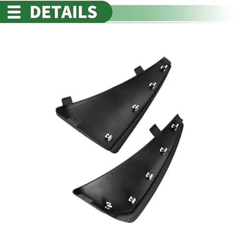 Image of Motoforti Mud Flaps Splash Guards Mud Guards for Chevrolet Corvette C8 2021-2024 W /Mount Accessories