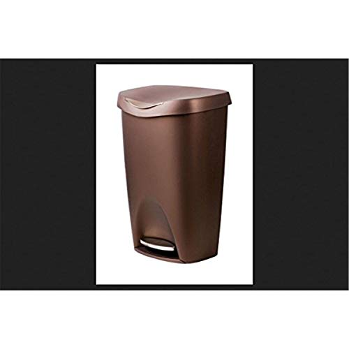 Caneca de basura rectangular 13.2 galón color bronce