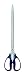 Plus Corporation Extra Long Blade Scissors (34168)