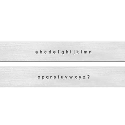 ImpressArt - Basic Sans Serif 1.5mm Lowercase Metal Letter Set for Metal Stamping and Handmade DIY Jewelry - Thumbnail 2