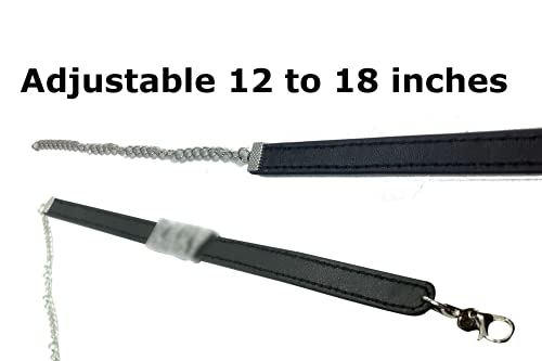 Faux Leather Yes Sir Collar for Women - Cute Sexy Submissive Adjustable Leather Collar Accessory3