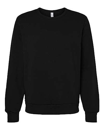 BELLA+CANVAS Unisex Classic Crewneck Sweatshirt - BLACK - 3XL