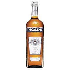 Ricard Pastis / Französischer Likör mit Sternanis, erfrischendem Kräuteraroma & Süßholzsaft / Spirituose mit universeller Mixbarkeit / 1 x 1 L