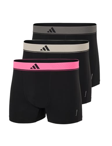 adidas Trunk (3pk) -Active Micro Flex Eco-Bequeme Unterwäsche Pantalones Cortos, Assorted_4am014, XL Hombres