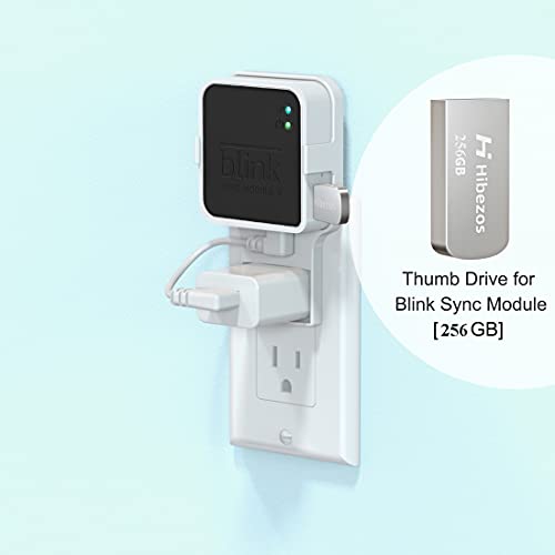 Hibezos 128Gb Usb Flash Drive&Outlet Mount For Blink Sync Module 2,Save Space&Easy Move Mount Bracket Holder For Blink Outdoor Blink Indoor Security Camera System,Without Messy Wires Or Screws - Image 5