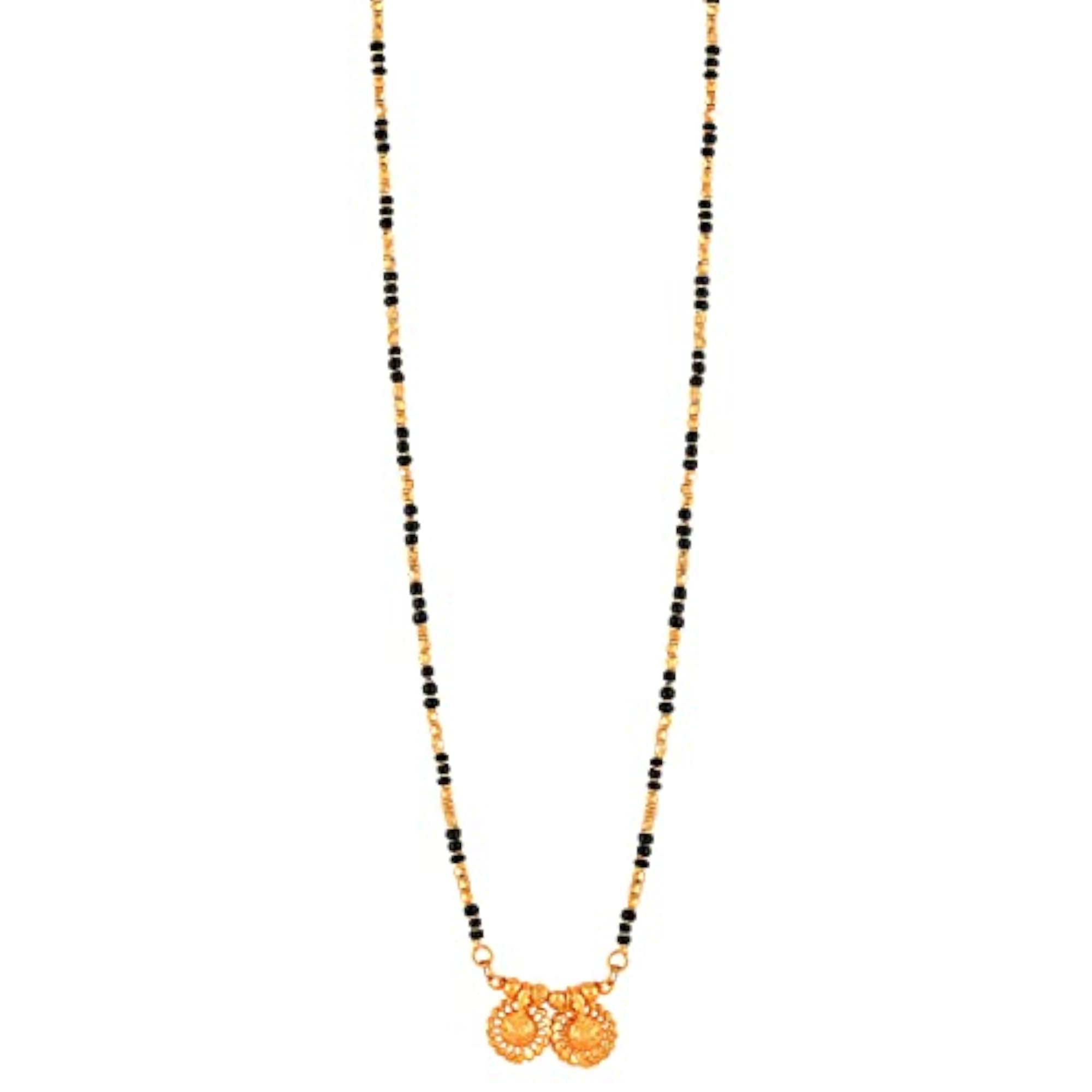2 Vati Wati Mangalsutra for Women, Stylish Maharashtrian Design
