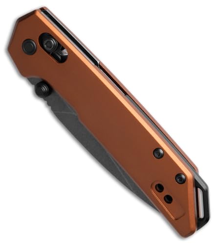 Image of Kershaw Mini Iridium Folding Pocket Knife, 3 inch D2 Steel Blade, DuraLock, Aluminum Handle, Pocketclip