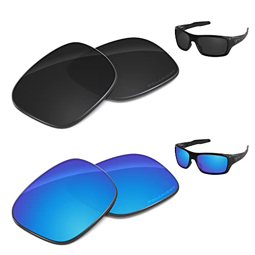 Image of Performance Replacement Lenses Compatible with Oakley Turbine OO9263 Polarized Etched