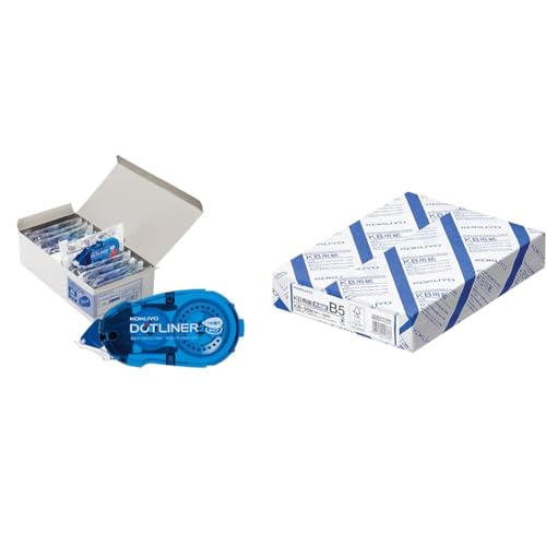 �y�Z�b�g�����z�R�N��(KOKUYO) �e�[�v�̂� �h�b�g���C�i�[ �ߑւ� ���S�� 10�� �^-D400-08NX10 + �R�s�[�p�� PPC�p�� ���p�� FSC�F�� 64G 500�� B5 KB-35N