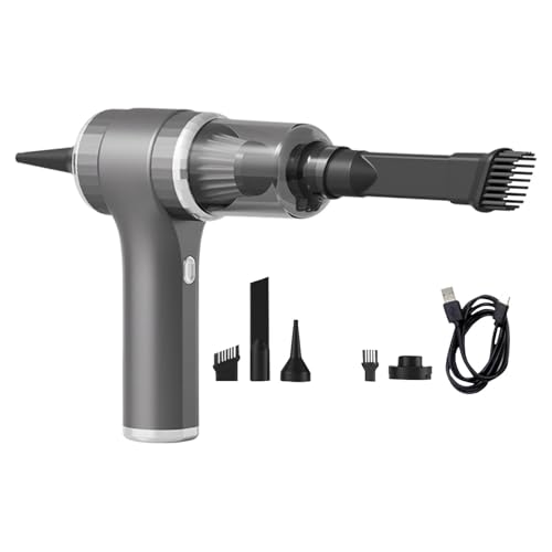Bsbkoj Aspirador de Coche Portátil | Soplador de Coche Potente | Aspiradora y Soplador 2 en 1 - Para Auto, Hogar, Oficina, Animales, Alfombra, Teclado, Electrónica