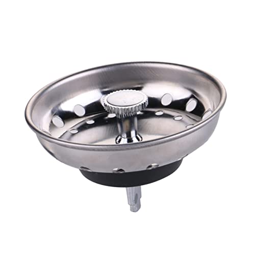 Colador para desagüe de cocina y baño de acero inoxidable