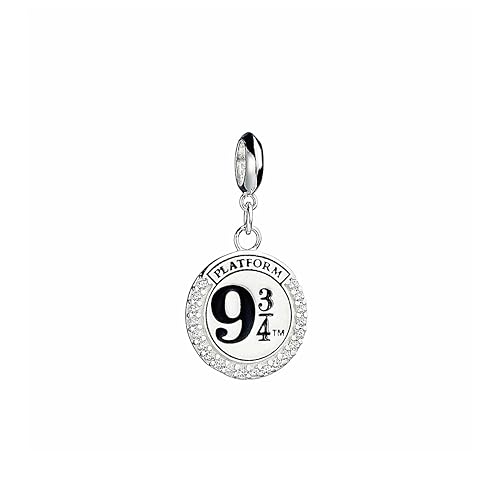 Abalorio Plataforma 9 3/4 de Harry Potter con cristal para pulseras
