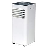 広電 移動式クーラー ノンドレン方式 冷風 除湿 送風 リモコン タイマー 排熱ダクト付 ドレンホース付 KEP203R