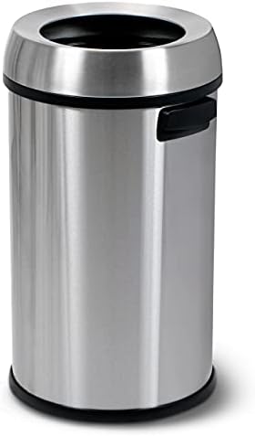 Open Top Trash Can, Commercial Grade, 65L Capacity