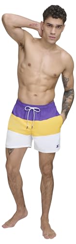 Starter Mens Quick Dry Lightweight Volley Colorbock Swim Trunk