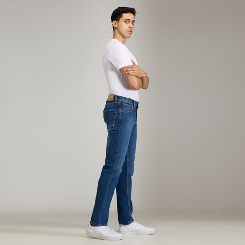 Image of Pepe Jeans Men's Jeans | Straight Fit | Mid Rise | Stretchable