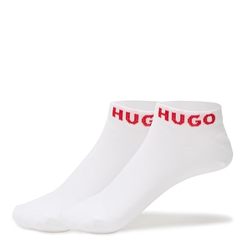 HUGO Women's 3 Pack Small Logo Ankle Socks