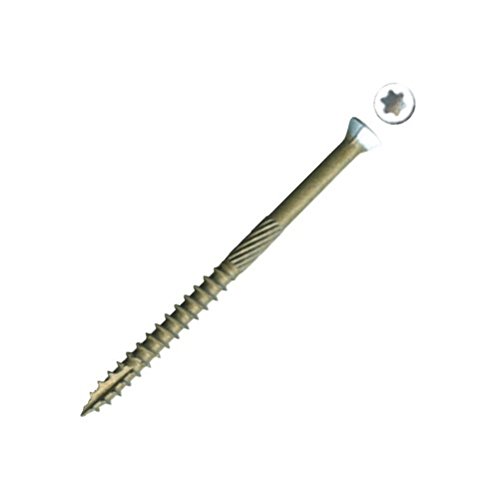 (2,500 Count) Big Timber THB9212W 9 x 2-1/2-Inch White Trim Head Screws
