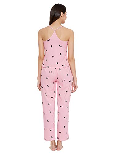 Image of Clovia Women's Cotton Geometric Pajama Set Pack of 1