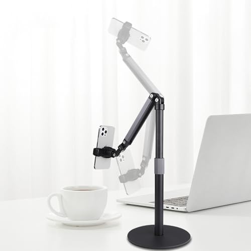Support smartphone de table rotatif 360 avec base robuste lestée - 3