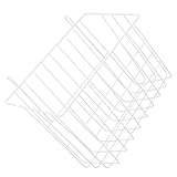 BUGUUYO Wrought Iron Bunny Feeder Rack Durable Food Storage Basket for Rabbits and Guinea Pigs Easy to Install Space Saving Design for Pet Cages