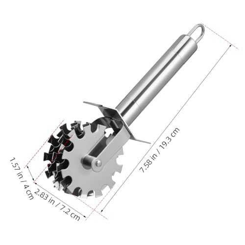 Image of Meat Tenderizer Tool Stainless Steel Rolling Meat Tenderizer Tool for Steak Chicken Pork Beef, Professional Roller Hammer Pounder with Blades for Marinating & Tenderizing