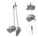 FRCOLOR 1set Handheld Broom and Dustpan Set with Handle Heavy Duty Cleaning Tool for Home Office Kitchen and Lobby Hair Cleaning Broom and Dustpan
