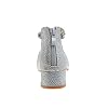 Badgley Mischka Girls Dress Block Medium Heel Party Pumps Closed Toe Ankle Strap High Heels for Girl - Black/Silver/Champagne/Rose Gold (Sizes 11-13 Little Kid/Sizes 1-5 Big Kid)