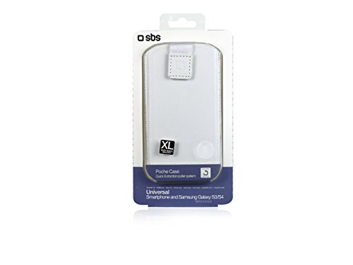 sbs PU X-Large Pouch Case with Puller Extraction System - White - Image 2
