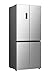 Gorenje NRM819D61X Cross Door/Freistehend /460L Volumen/EEK: D/NoFrostPlus/CrispZone mit Feuchteregler/Convert FreshZone/SuperCool/Fastfre... /37 dB / (HxBxT): 190 x 79,4 x 65 cm, Grau